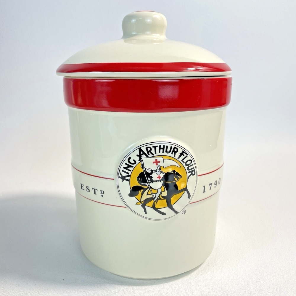 KING ARTHUR FLOUR Sourdough Starter 1 Quart Canister Crock with Lid